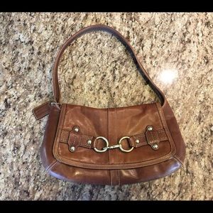 Coach Ergo Leather Belted Flap Hobo Bag